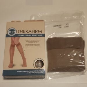 Compression Knee High Stockings - Brown